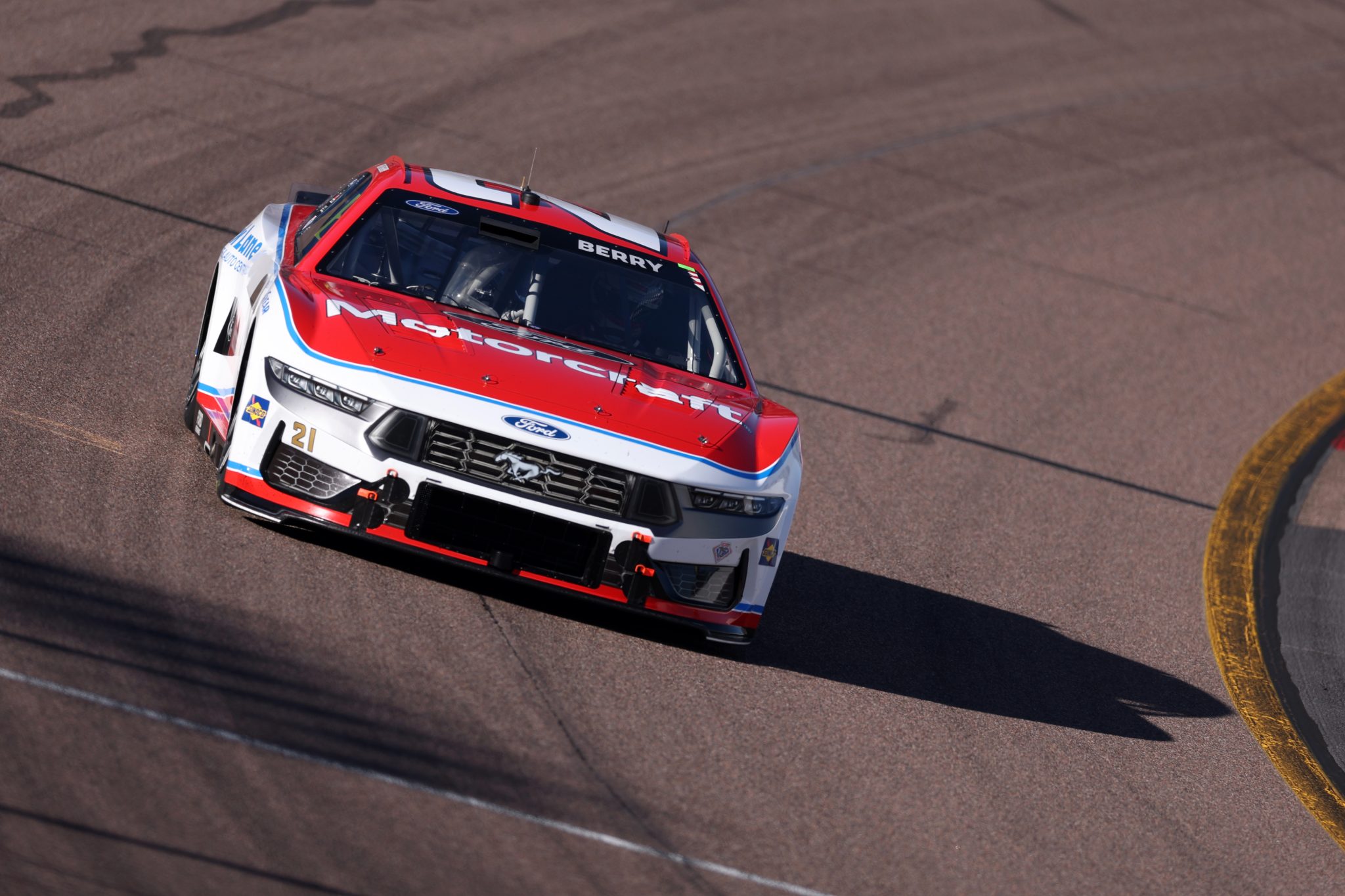 AVONDALE, ARIZONA - OCTOBER 31: Josh Berry, driver of the #21 Motorcraft/Quick Lane Ford, drives during practice for the NASCAR Cup Series Championship at Phoenix Raceway on October 31, 2025 in Avondale, Arizona. (Photo by Christian Petersen/Getty Images) | Getty Images