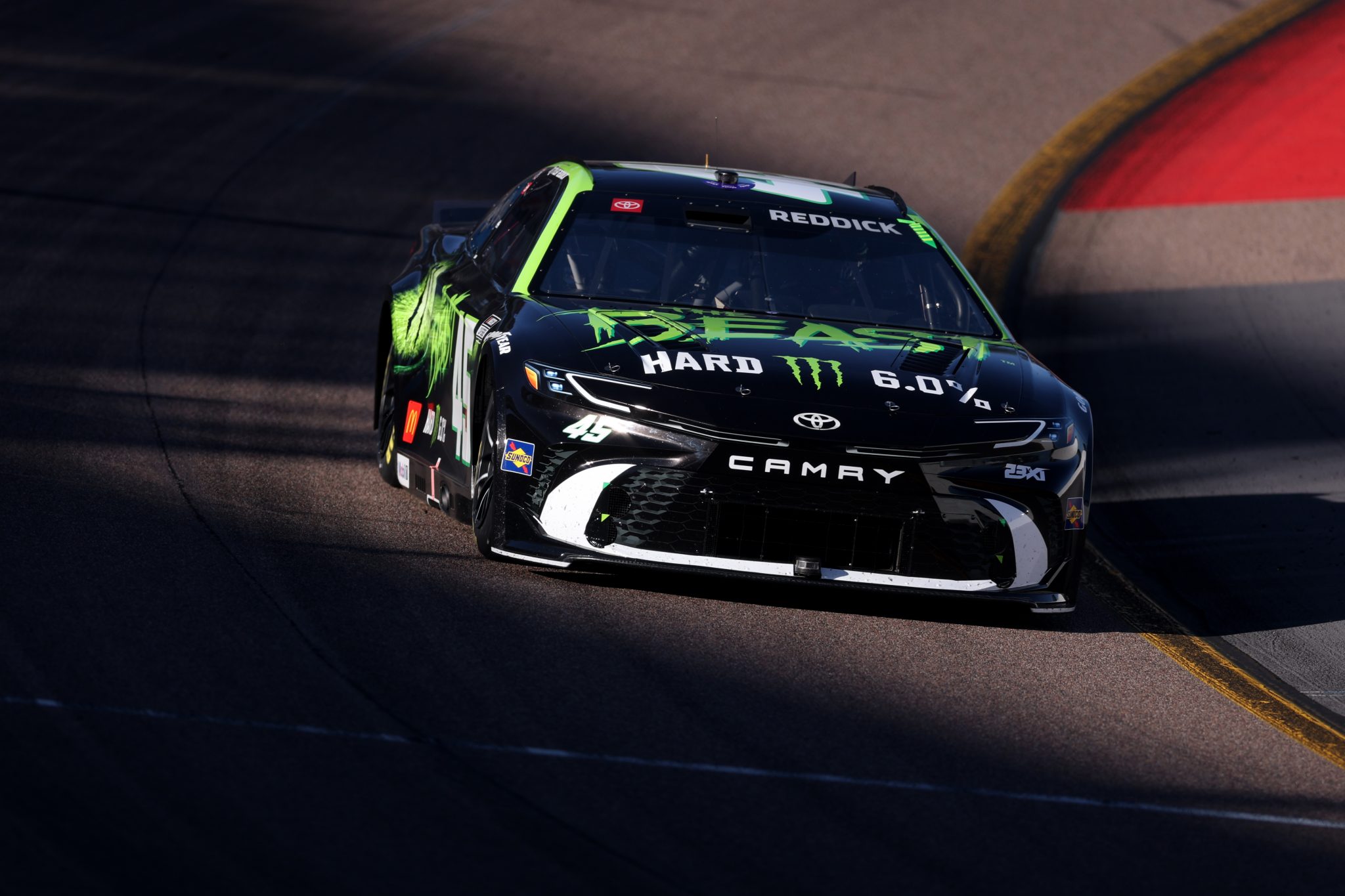 AVONDALE, ARIZONA - OCTOBER 31: Tyler Reddick, driver of the #45 The Beast Toyota, drives during practice for the NASCAR Cup Series Championship at Phoenix Raceway on October 31, 2025 in Avondale, Arizona. (Photo by Christian Petersen/Getty Images) | Getty Images