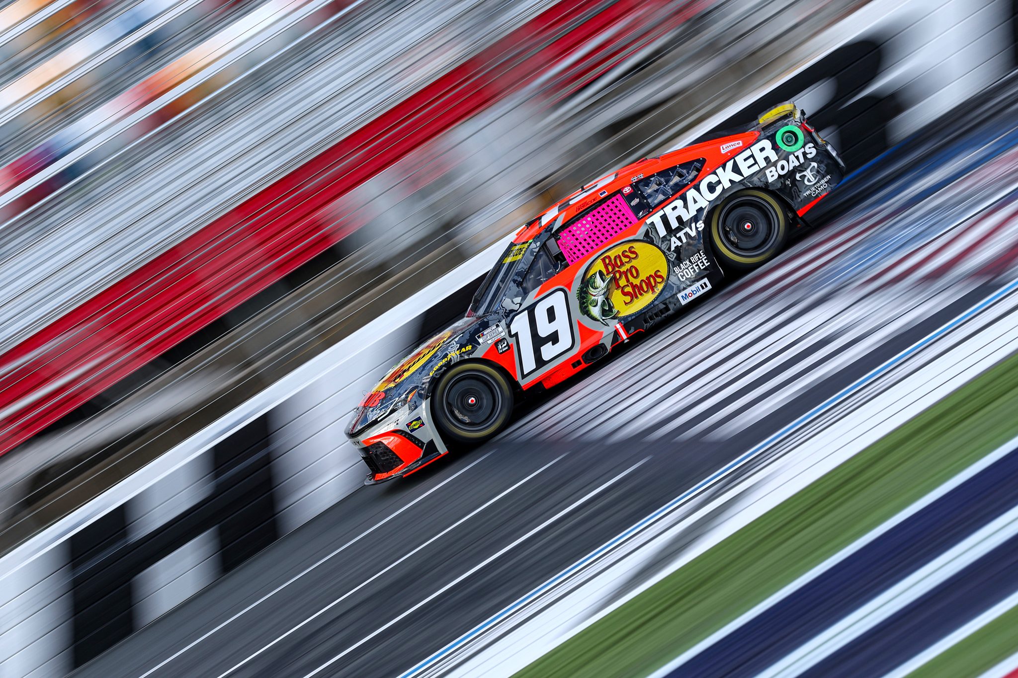 CONCORD, NORTH CAROLINA - OCTOBER 04: Chase Briscoe, driver of the #19 Bass Pro Shops Toyota, drives during practice for the NASCAR Cup Series Bank of America ROVAL 400 at Charlotte Motor Speedway on October 04, 2025 in Concord, North Carolina. (Photo by Jordan Bank/Getty Images) | Getty Images