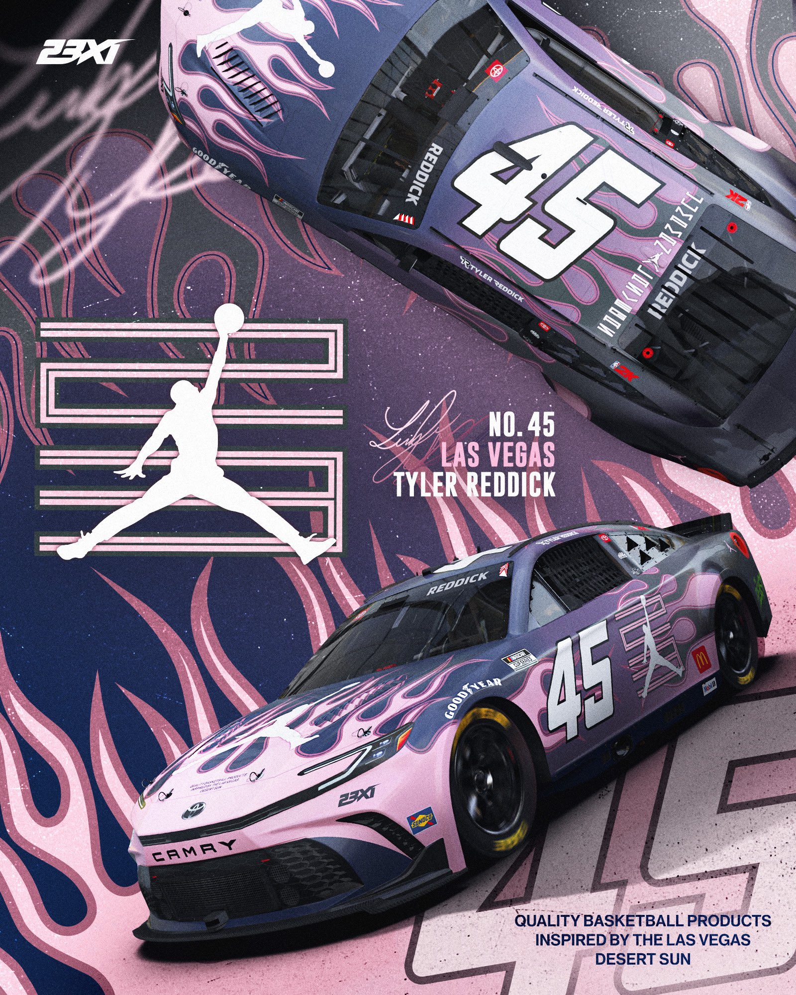 Tyler Reddick Las Vegas Scheme