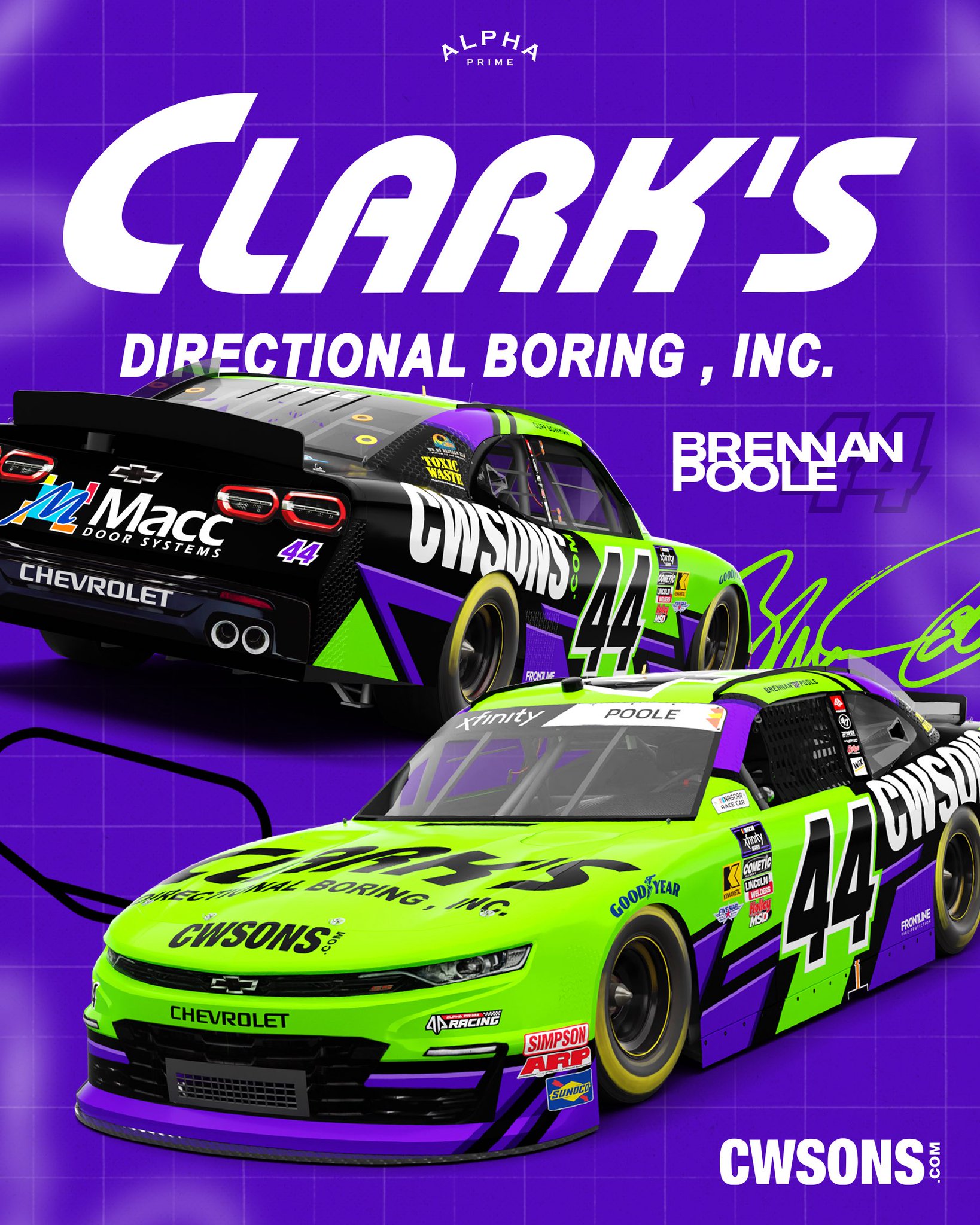 Brennan Poole Talladega Scheme