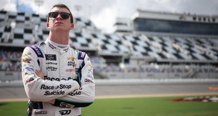 DAYTONA BEACH, FLORIDA - AUGUST 22: Daniel Dye, driver of the #10 Martech Services Company Chevrolet, waits on the grid during qualifying for the NASCAR Xfinity Series Wawa 250 Powered By Coca-Cola at Daytona International Speedway on August 22, 2025 in Daytona Beach, Florida. (Photo by James Gilbert/Getty Images) | Getty Images
