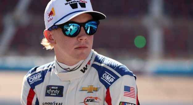 AVONDALE, ARIZONA - NOVEMBER 01: Connor Zilisch, driver of the #88 WeatherTech Chevrolet, looks on during qualifying for the NASCAR Xfinity Series Championship at Phoenix Raceway on November 01, 2025 in Avondale, Arizona. (Photo by Meg Oliphant/Getty Images) | Getty Images