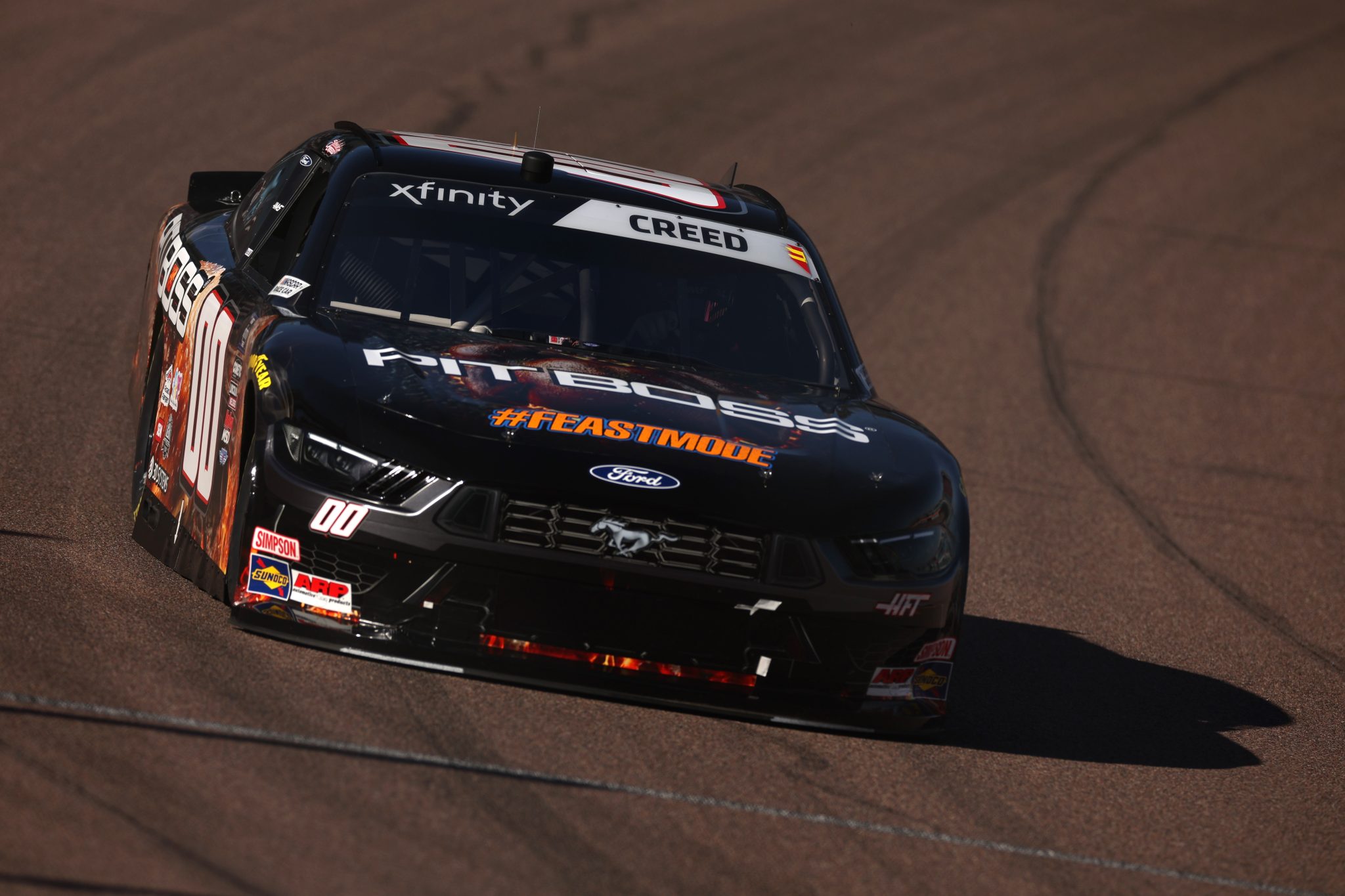 AVONDALE, ARIZONA - NOVEMBER 01: Sheldon Creed, driver of the #00 Pit Boss Ford, drives during qualifying for the NASCAR Cup Series Championship at Phoenix Raceway on November 01, 2025 in Avondale, Arizona. (Photo by James Gilbert/Getty Images) | Getty Images