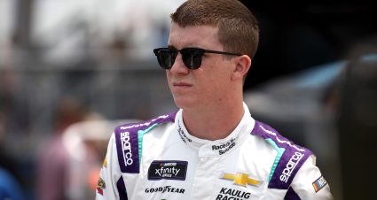 LEBANON, TENNESSEE - MAY 31: Daniel Dye, driver of the #10 Race to Stop Suicide Chevrolet, looks on during practice for the NASCAR Xfinity Series Tennessee Lottery 250 at Nashville Superspeedway on May 31, 2025 in Lebanon, Tennessee. (Photo by James Gilbert/Getty Images) | Getty Images
