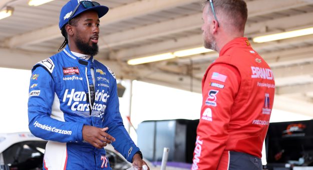 Visit Justin Allgaier, Rajah Caruth earn 2025 Most Popular Driver awards in Xfinity, Truck Series page