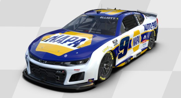 Visit Hendrick releases Chase Elliott’s 2026 NAPA Auto Parts scheme page