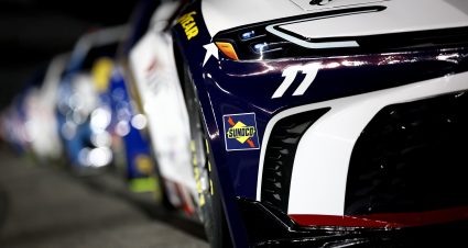 DAYTONA BEACH, FLORIDA - FEBRUARY 12: A detail view of the #11 National Debt Relief Toyota driven by Denny Hamlin during qualifying for the NASCAR Cup Series Daytona 500 at Daytona International Speedway on February 12, 2025 in Daytona Beach, Florida. (Photo by Jared C. Tilton/Getty Images) | Getty Images