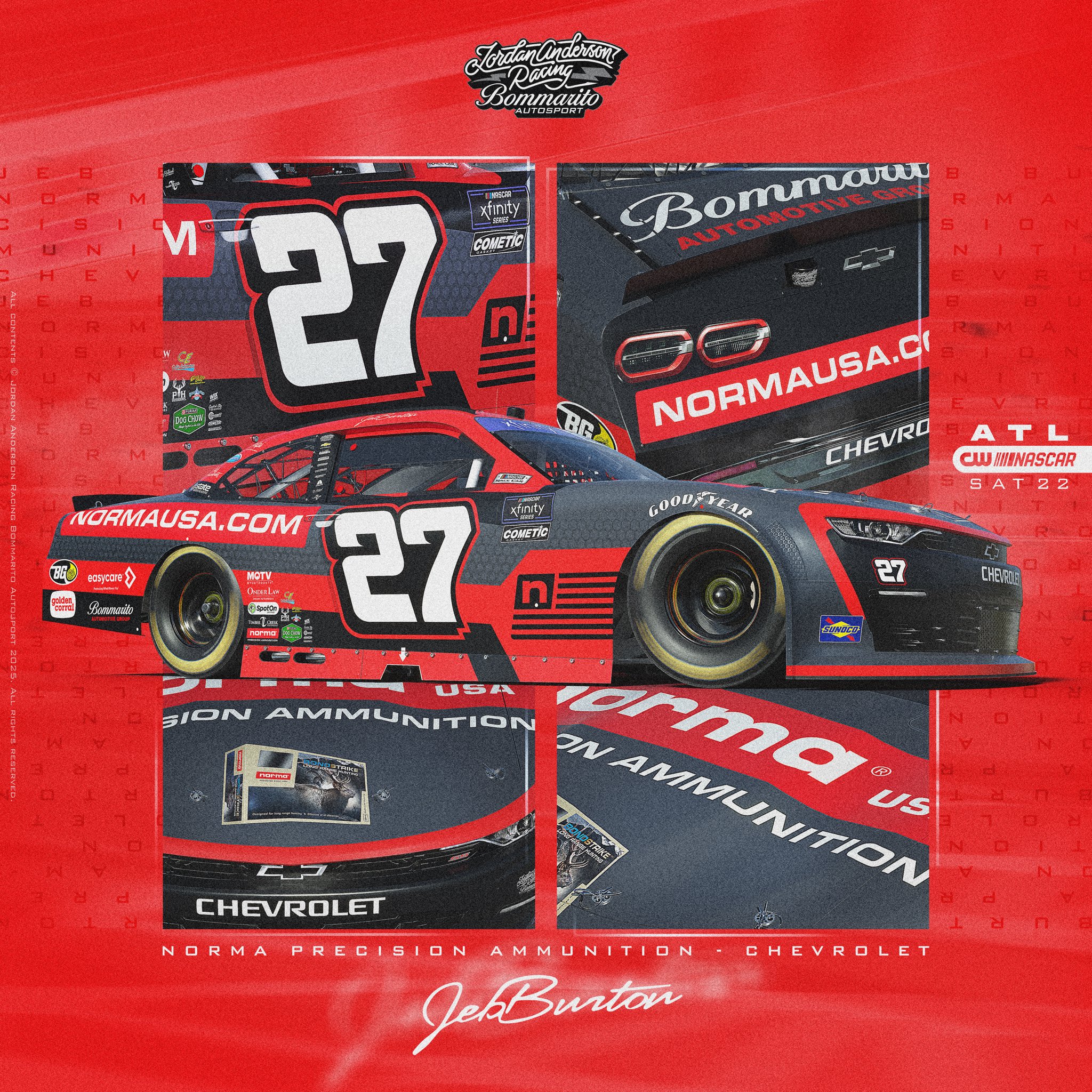 Jeb Burton Atlanta Scheme