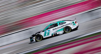 HAMPTON, GEORGIA - FEBRUARY 22: Brad Keselowski, driver of the #6 BuildSubmarines.com Ford, drives during qualifying for the NASCAR Cup Series Ambetter Health 400 at Atlanta Motor Speedway on February 22, 2025 in Hampton, Georgia. (Photo by Jonathan Bachman/Getty Images) | Getty Images