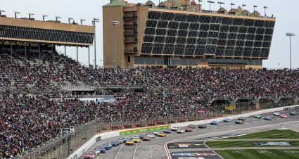 HAMPTON, GEORGIA - FEBRUARY 23: A general view of racing during the NASCAR Cup Series Ambetter Health 400 at Atlanta Motor Speedway on February 23, 2025 in Hampton, Georgia. (Photo by Chris Graythen/Getty Images) | Getty Images