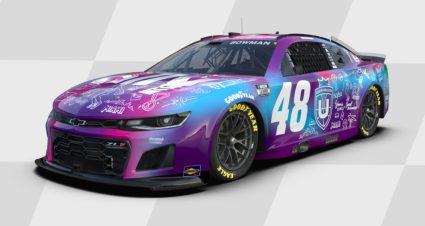 Alex Bowman’s 2025 #48 Ally Chevrolet paint scheme.