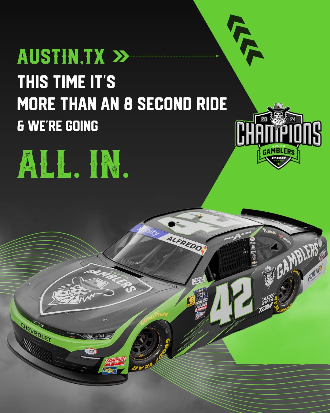 2025 #42 Young's Motorsports Xfinity Series Paint Schemes | Jayski