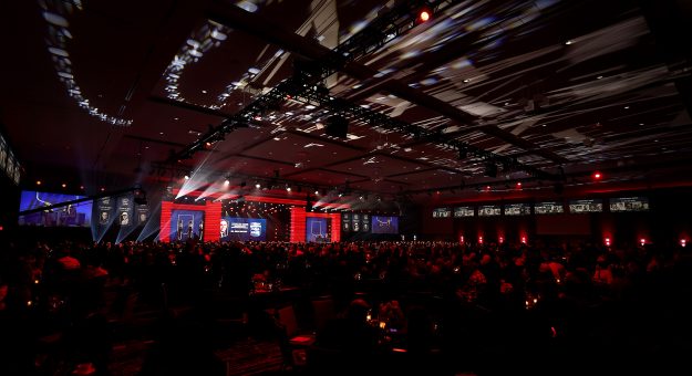 CHARLOTTE, NORTH CAROLINA - FEBRUARY 07: A general view of the 2025 NASCAR Hall of Fame Induction Ceremony at Charlotte Convention Center on February 07, 2025 in Charlotte, North Carolina.  (Photo by David Jensen/Getty Images) | Getty Images