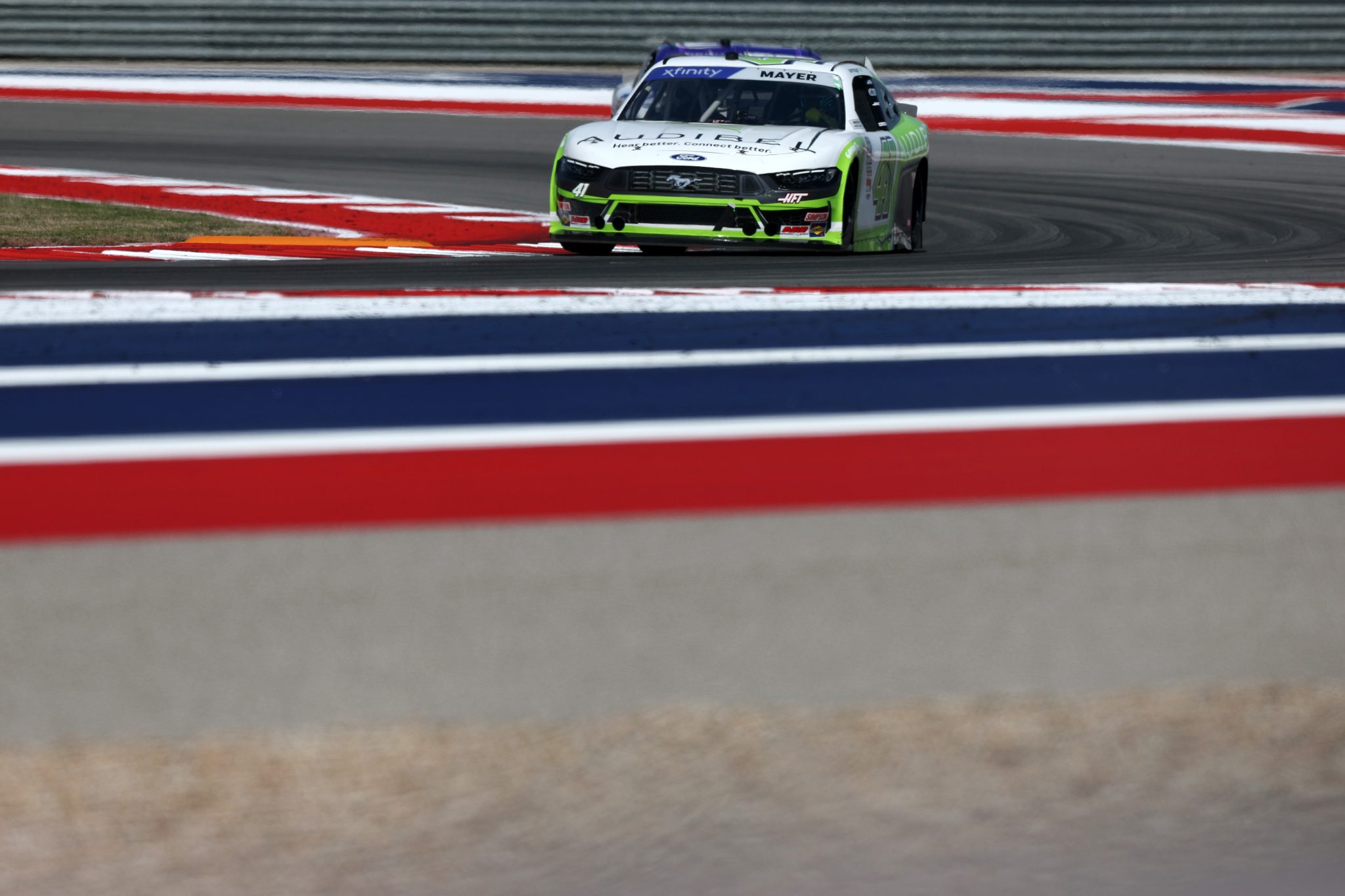 AUSTIN, TEXAS - MARCH 01: Sam Mayer, driver of the #41 Audibel Ford, drives during the NASCAR Xfinity Series Focused Health 250 at Circuit of The Americas on March 01, 2025 in Austin, Texas. (Photo by Meg Oliphant/Getty Images) | Getty Images