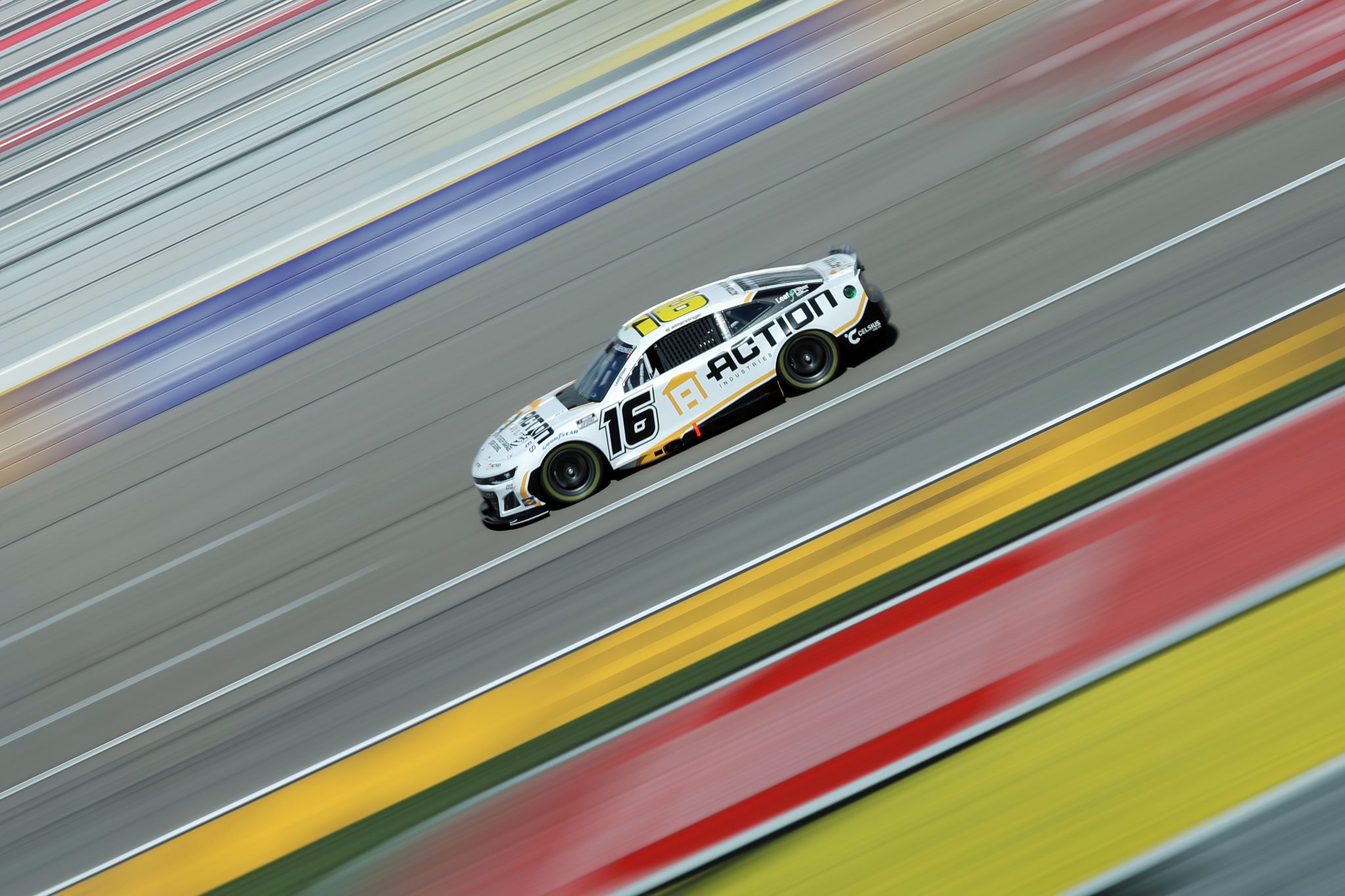 LAS VEGAS, NEVADA - MARCH 15: AJ Allmendinger, driver of the #16 Action Industries Chevrolet, drives during practice for the NASCAR Cup Series Pennzoil 400 at Las Vegas Motor Speedway on March 15, 2025 in Las Vegas, Nevada. (Photo by Jonathan Bachman/Getty Images) | Getty Images