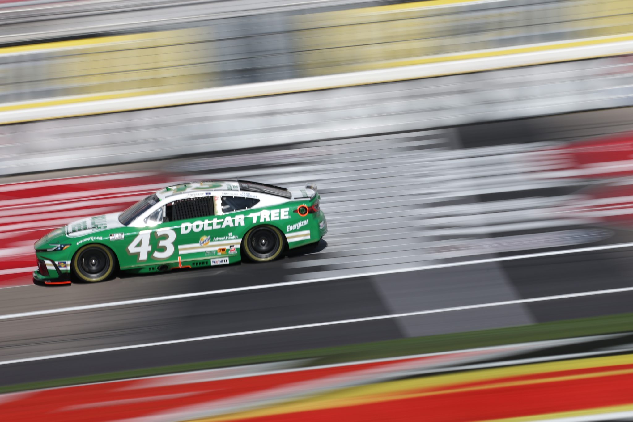 LAS VEGAS, NEVADA - MARCH 15: Erik Jones, driver of the #43 Dollar Tree Toyota, drives during practice for the NASCAR Cup Series Pennzoil 400 at Las Vegas Motor Speedway on March 15, 2025 in Las Vegas, Nevada. (Photo by Chris Graythen/Getty Images) | Getty Images