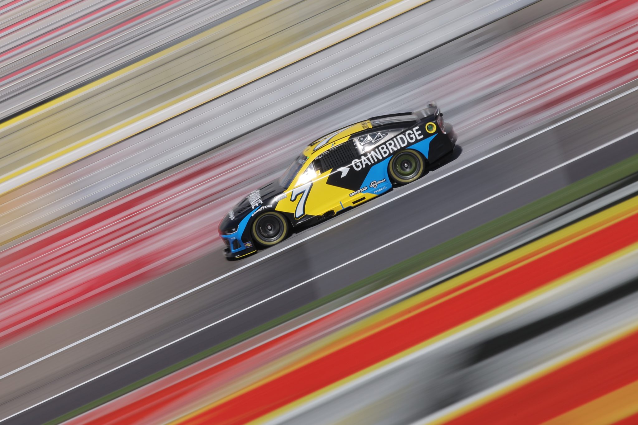 LAS VEGAS, NEVADA - MARCH 15: Justin Haley, driver of the #7 Gainbridge Chevrolet, drives during practice for the NASCAR Cup Series Pennzoil 400 at Las Vegas Motor Speedway on March 15, 2025 in Las Vegas, Nevada. (Photo by Jonathan Bachman/Getty Images) | Getty Images