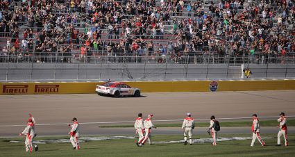 LAS VEGAS, NEVADA - MARCH 16: Josh Berry, driver of the #21 Motorcraft/Quick Lane Ford, celebrates after winning the NASCAR Cup Series Pennzoil 400 at Las Vegas Motor Speedway on March 16, 2025 in Las Vegas, Nevada. (Photo by Jonathan Bachman/Getty Images) | Getty Images