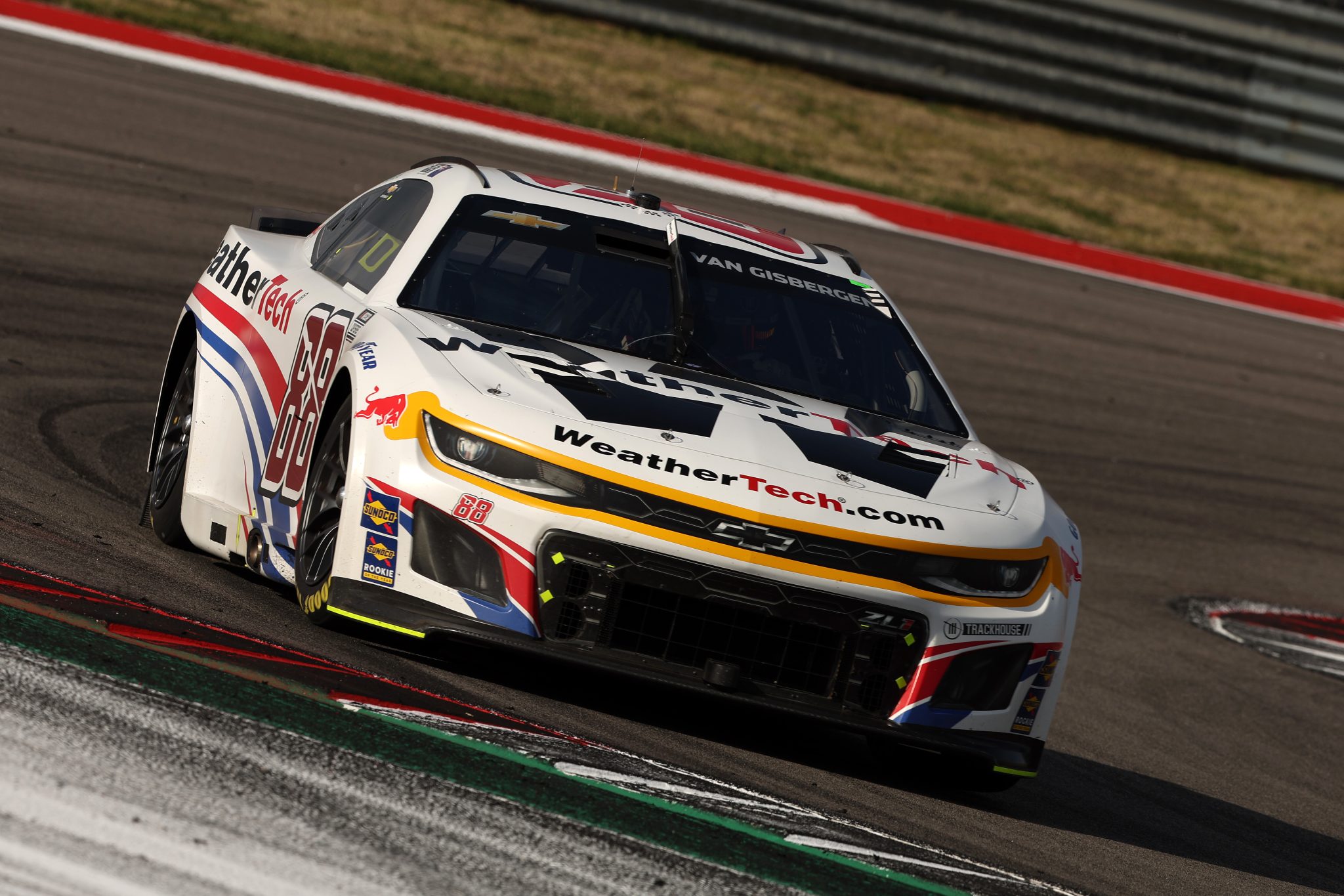 AUSTIN, TEXAS - MARCH 02: Shane Van Gisbergen, driver of the #88 WeatherTech Chevrolet, drives during the NASCAR Cup Series EchoPark Automotive Grand Prix at Circuit of The Americas on March 02, 2025 in Austin, Texas. (Photo by Meg Oliphant/Getty Images) | Getty Images