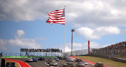 AUSTIN, TEXAS - MARCH 02: A general view of the start of the NASCAR Cup Series EchoPark Automotive Grand Prix at Circuit of The Americas on March 02, 2025 in Austin, Texas. (Photo by James Gilbert/Getty Images) | Getty Images