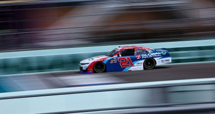 Austin Hill’s 2025 #21 Global Industrial Chevrolet paint scheme.