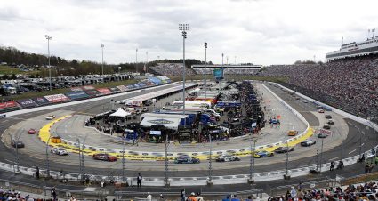MARTINSVILLE, VIRGINIA - MARCH 30: A general view of racing during the NASCAR Cup Series Cook Out 400 at Martinsville Speedway on March 30, 2025 in Martinsville, Virginia. (Photo by Logan Riely/Getty Images) | Getty Images