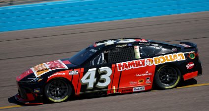 AVONDALE, ARIZONA - MARCH 08: Erik Jones, driver of the #43 Family Dollar Toyota, drives during practice for the NASCAR Cup Series Shriners Children's 500 at Phoenix Raceway on March 08, 2025 in Avondale, Arizona. (Photo by Chris Graythen/Getty Images) | Getty Images