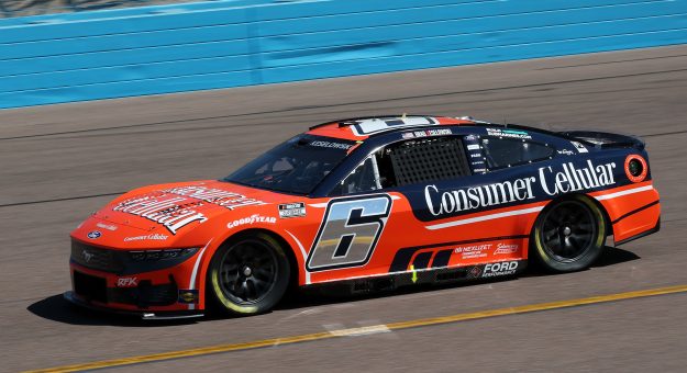 AVONDALE, ARIZONA - MARCH 08: Brad Keselowski, driver of the #6 Consumer Cellular Ford, drives during practice for the NASCAR Cup Series Shriners Children's 500 at Phoenix Raceway on March 08, 2025 in Avondale, Arizona. (Photo by Chris Graythen/Getty Images) | Getty Images