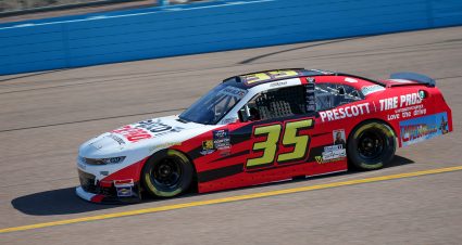 AVONDALE, ARIZONA - MARCH 08: Greg Van Alst, driver of the #35 Prescott Tire Pros Chevrolet, drives during practice for the NASCAR Xfinity Series GOVX 200 at Phoenix Raceway on March 08, 2025 in Avondale, Arizona. (Photo by Chris Graythen/Getty Images) | Getty Images