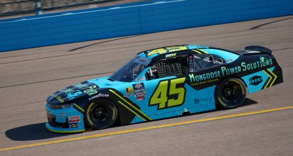 AVONDALE, ARIZONA - MARCH 08: Mason Massey, driver of the #45 Mongoose Power Solutions Chevrolet, drives during practice for the NASCAR Xfinity Series GOVX 200 at Phoenix Raceway on March 08, 2025 in Avondale, Arizona. (Photo by Chris Graythen/Getty Images) | Getty Images