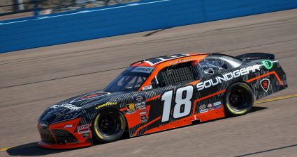 William Sawalich’s 2025 #18 Soundgear Toyota paint scheme.