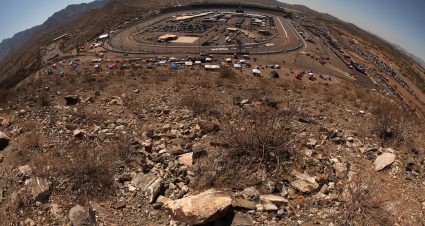 AVONDALE, ARIZONA - MARCH 09: A general view of racing from the hillside area during the NASCAR Cup Series Shriners Children's 500 at Phoenix Raceway on March 09, 2025 in Avondale, Arizona. (Photo by Jonathan Bachman/Getty Images) | Getty Images