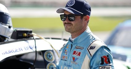 HAMPTON, GEORGIA - SEPTEMBER 07: Morgen Baird, driver of the #53 Alro Steel Ford, looks on during qualifying for the NASCAR Xfinity Series Focused Health 250  at Atlanta Motor Speedway on September 07, 2024 in Hampton, Georgia. (Photo by Sean Gardner/Getty Images) | Getty Images