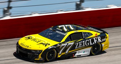 DARLINGTON, SOUTH CAROLINA - APRIL 05: Carson Hocevar, driver of the #77 Zeigler Auto Group Chevrolet, drives during practice for the NASCAR Cup Series Goodyear 400 at Darlington Raceway on April 05, 2025 in Darlington, South Carolina. (Photo by Jared C. Tilton/Getty Images) | Getty Images