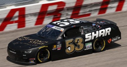 DARLINGTON, SOUTH CAROLINA - APRIL 05: David Starr, driver of the #53 The Motorcoach Store Chevrolet, drives during qualifying for the NASCAR Xfinity Series port Clips Haircuts VFW Help A Hero 200 at Darlington Raceway on April 05, 2025 in Darlington, South Carolina. (Photo by Jared C. Tilton/Getty Images) | Getty Images