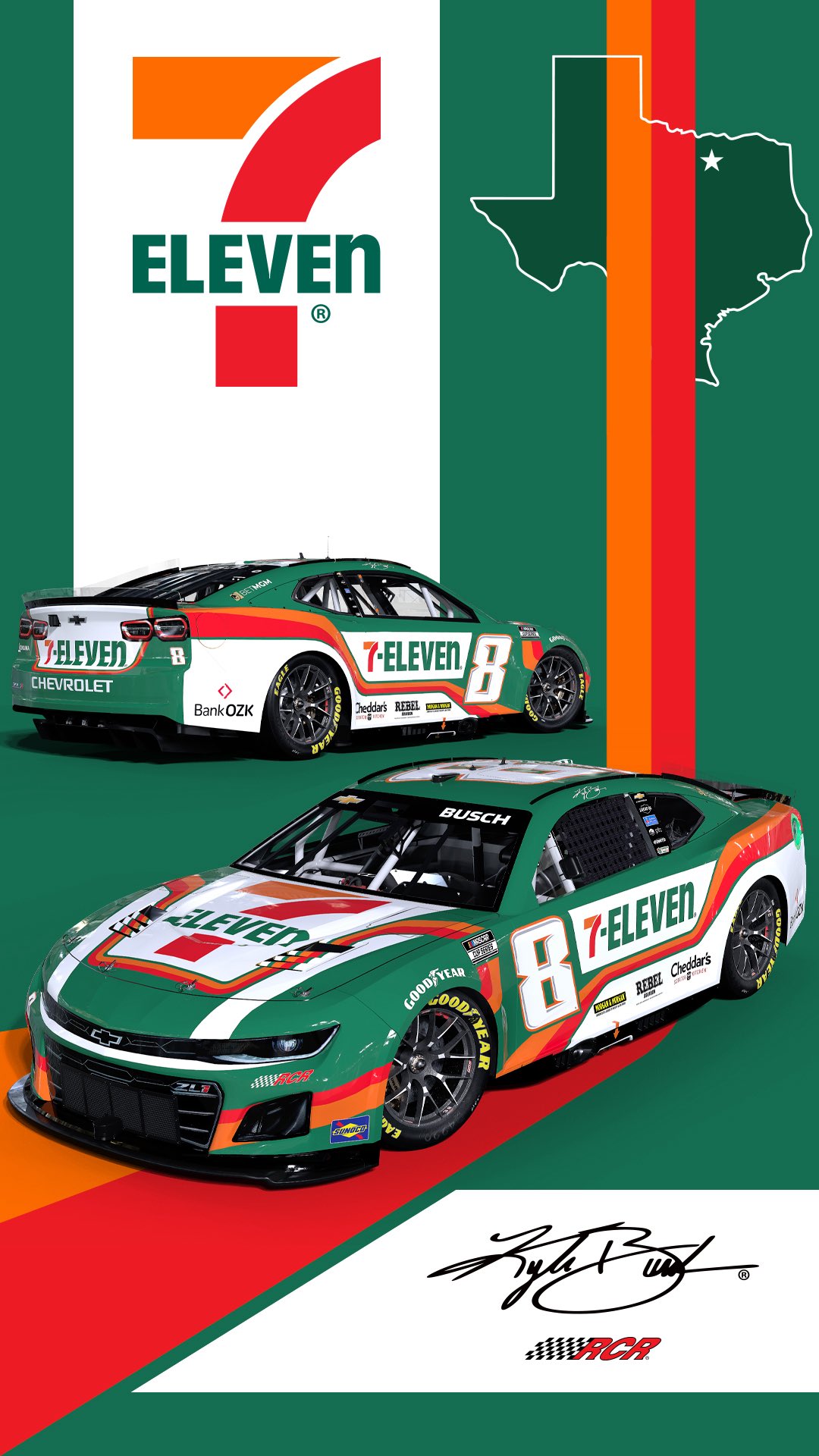 Kyle Busch Texas Scheme