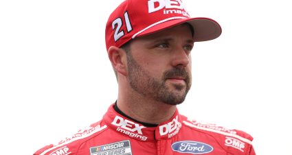 NORTH WILKESBORO, NORTH CAROLINA - MAY 16: Josh Berry, driver of the #21 DEX Imaging Ford, looks on during the NASCAR Cup Series All-Star Pit Road Qualifying Entry/Exit Practice (Open) at North Wilkesboro Speedway on May 16, 2025 in North Wilkesboro, North Carolina. (Photo by James Gilbert/Getty Images) | Getty Images