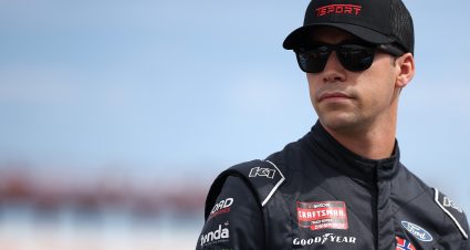 NORTH WILKESBORO, NORTH CAROLINA - MAY 17: Ben Rhodes, driver of the #99 TSPORT Trucks Ford, looks on during practice for the NASCAR Craftsman Truck Series Window World 250 at North Wilkesboro Speedway on May 17, 2025 in North Wilkesboro, North Carolina. (Photo by James Gilbert/Getty Images) | Getty Images