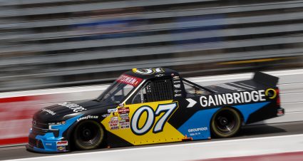 NORTH WILKESBORO, NORTH CAROLINA - MAY 17: Kyle Busch, driver of the #07 Gainbridge Chevrolet, drives during practice for the NASCAR Craftsman Truck Series Window World 250 at North Wilkesboro Speedway on May 17, 2025 in North Wilkesboro, North Carolina. (Photo by James Gilbert/Getty Images) | Getty Images