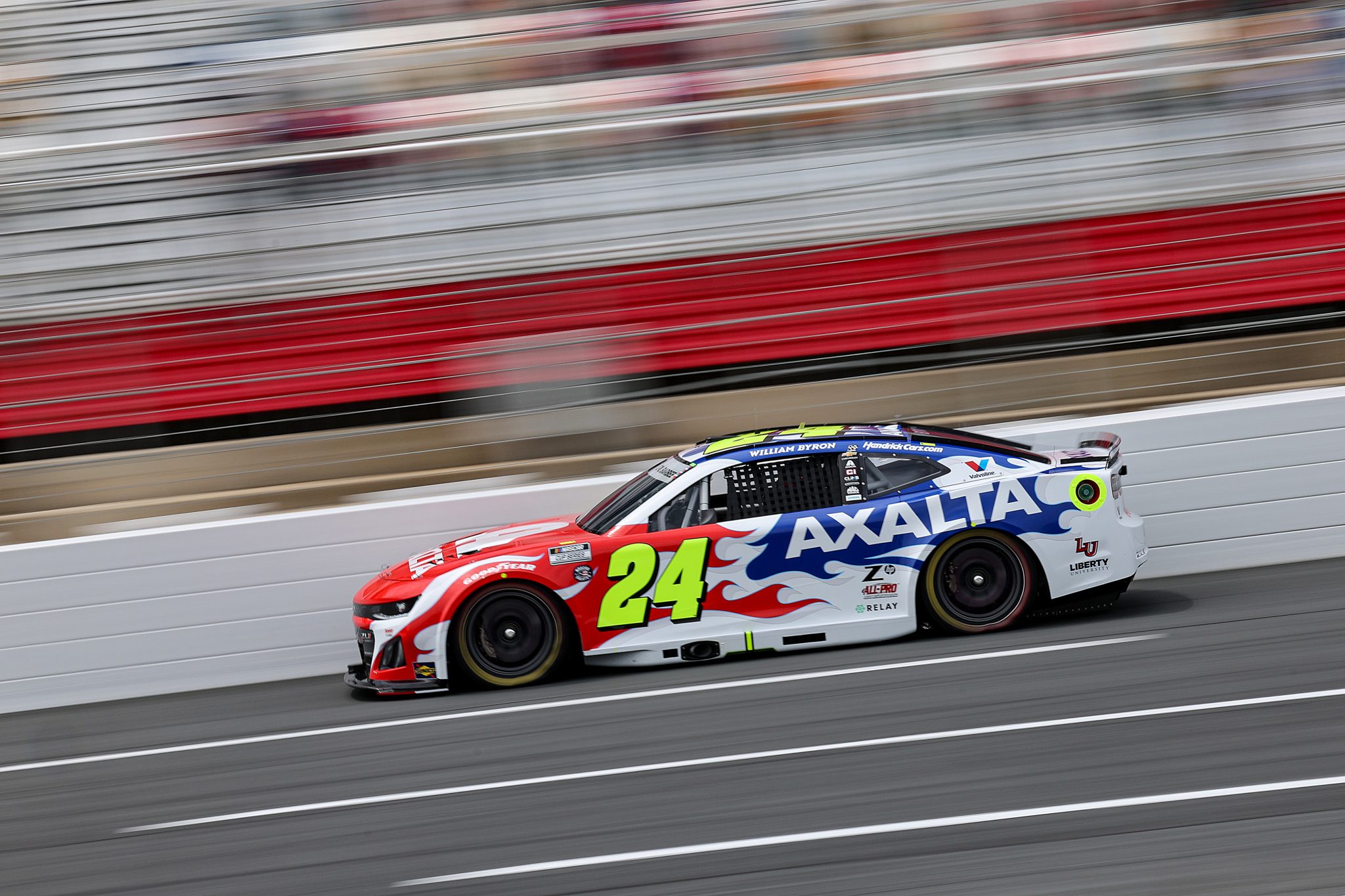 CONCORD, NORTH CAROLINA - MAY 24: William Byron, driver of the #24 Axalta Chevrolet, drives during practice for the NASCAR Cup Series Coca-Cola 600 at Charlotte Motor Speedway on May 24, 2025 in Concord, North Carolina. (Photo by David Jensen/Getty Images) | Getty Images