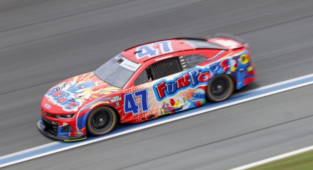 CONCORD, NORTH CAROLINA - MAY 24: Ricky Stenhouse Jr., driver of the #47 FunPops Chevrolet, drives during practice for the NASCAR Cup Series Coca-Cola 600 at Charlotte Motor Speedway on May 24, 2025 in Concord, North Carolina. (Photo by Logan Riely/Getty Images) | Getty Images