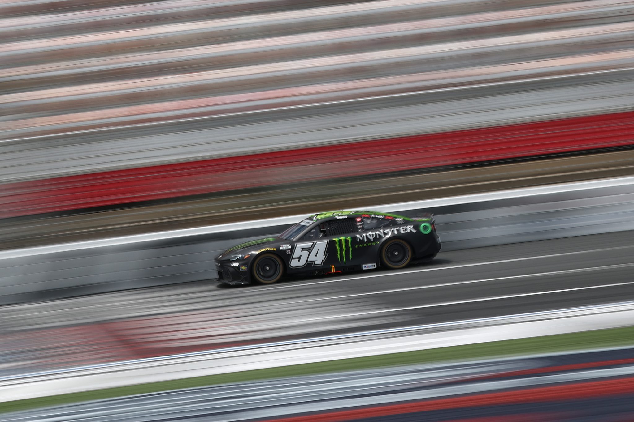 CONCORD, NORTH CAROLINA - MAY 24: Ty Gibbs, driver of the #54 Monster Energy Toyota, drives during practice for the NASCAR Cup Series Coca-Cola 600 at Charlotte Motor Speedway on May 24, 2025 in Concord, North Carolina. (Photo by Jared C. Tilton/Getty Images) | Getty Images