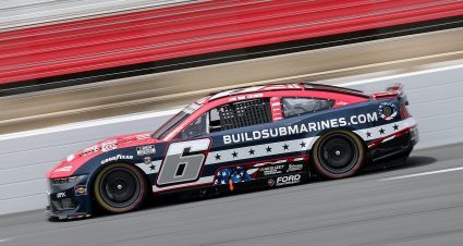 CONCORD, NORTH CAROLINA - MAY 24: Brad Keselowski, driver of the #6 BuildSubmarines.com Ford, drives during practice for the NASCAR Cup Series Coca-Cola 600 at Charlotte Motor Speedway on May 24, 2025 in Concord, North Carolina. (Photo by David Jensen/Getty Images) | Getty Images