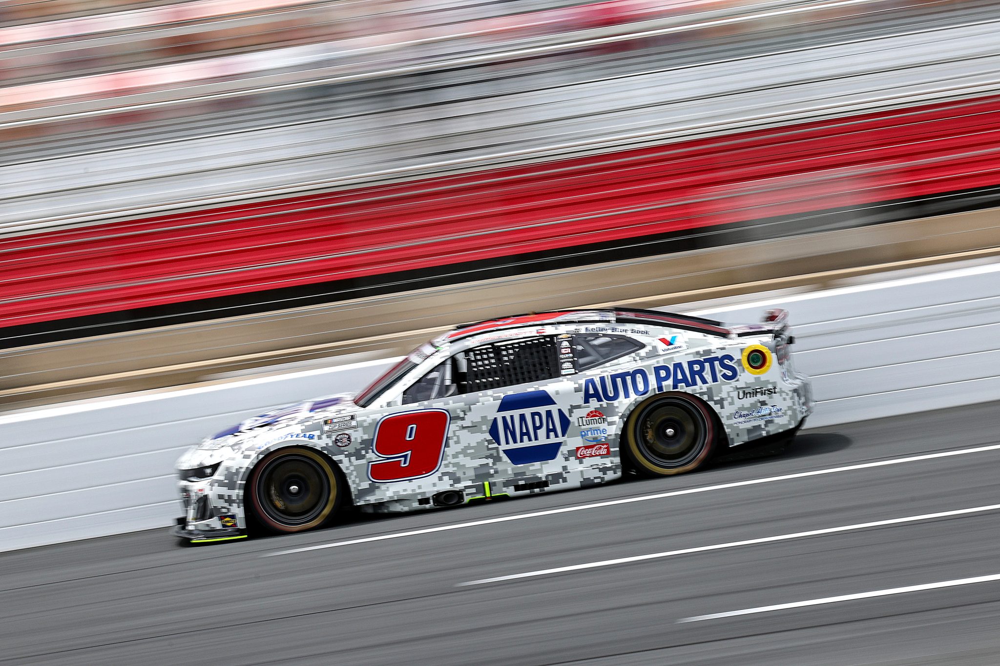 CONCORD, NORTH CAROLINA - MAY 24: Chase Elliott, driver of the #9 NAPA Auto Parts Chevrolet, drives during practice for the NASCAR Cup Series Coca-Cola 600 at Charlotte Motor Speedway on May 24, 2025 in Concord, North Carolina. (Photo by David Jensen/Getty Images) | Getty Images
