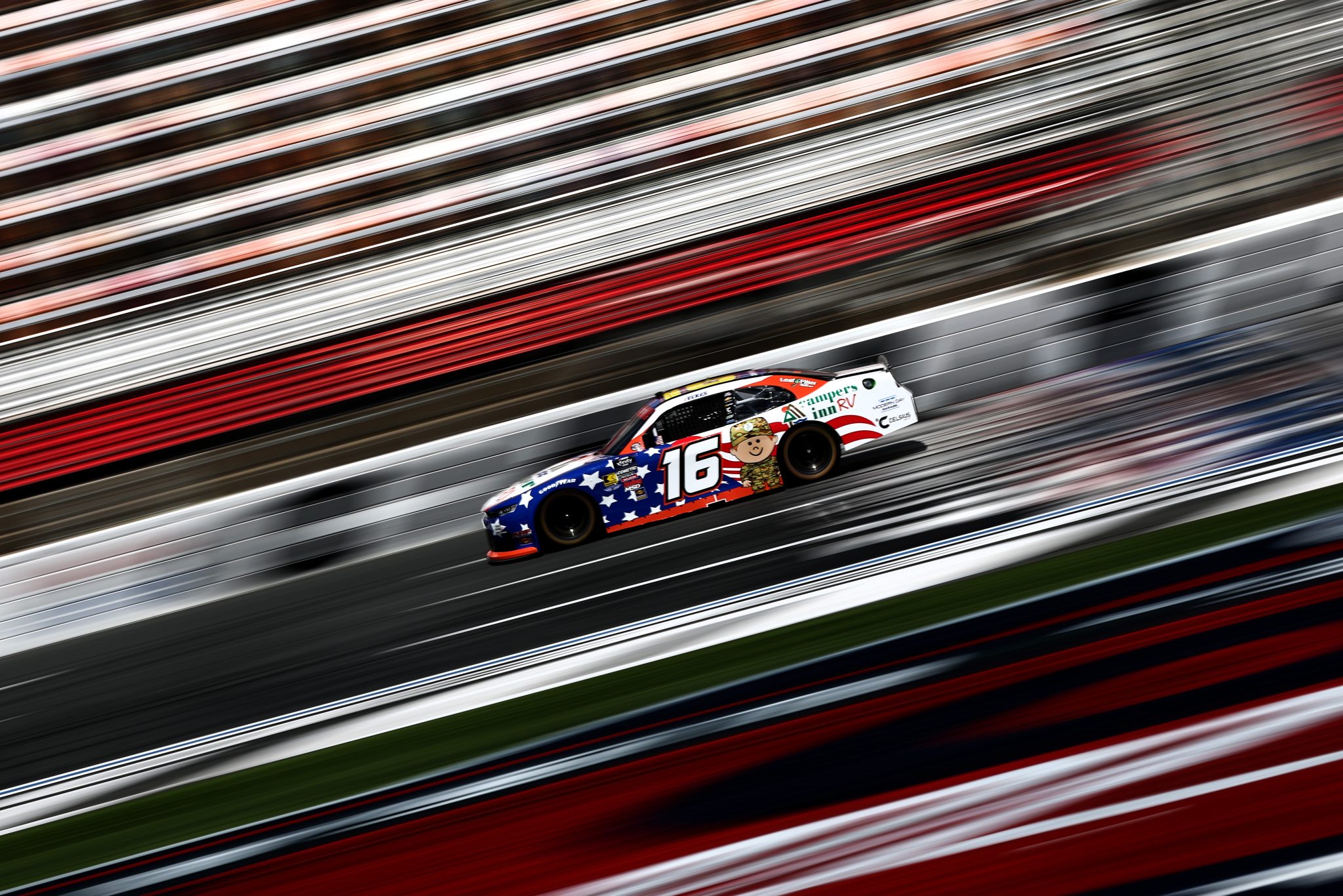CONCORD, NORTH CAROLINA - MAY 24: William Sawalich, driver of the #18 Starkey Toyota, drives during practice for the NASCAR Xfinity Series BetMGM 300 at Charlotte Motor Speedway on May 24, 2025 in Concord, North Carolina. (Photo by Jared C. Tilton/Getty Images) | Getty Images