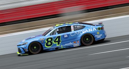 CONCORD, NORTH CAROLINA - MAY 24: Jimmie Johnson, driver of the #84 Carvana Toyota, drives during practice for the NASCAR Cup Series Coca-Cola 600 at Charlotte Motor Speedway on May 24, 2025 in Concord, North Carolina. (Photo by David Jensen/Getty Images) | Getty Images
