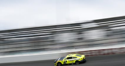 CONCORD, NORTH CAROLINA - MAY 24: Austin Cindric, driver of the #2 Menards/Duracell Ford, drives during practice for the NASCAR Cup Series Coca-Cola 600 at Charlotte Motor Speedway on May 24, 2025 in Concord, North Carolina. (Photo by Logan Riely/Getty Images) | Getty Images