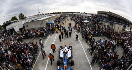 INDIANAPOLIS, INDIANA - MAY 25: #17: Kyle Larson, Arrow McLaren Chevrolet prior to the NTT IndyCar Series 109th Running of the Indianapolis 500 at Indianapolis Motor Speedway on May 25, 2025 in Indianapolis, Indiana.  (Photo by Michael L. Levitt/Lumen via Getty Images)
