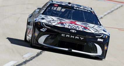 FORT WORTH, TEXAS - MAY 03: Tyler Reddick, driver of the #45 Jordan Brand Toyota, drives during practice for the NASCAR Cup Series Würth 400 at Texas Motor Speedway on May 03, 2025 in Fort Worth, Texas. (Photo by Logan Riely/Getty Images) | Getty Images